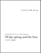 Of day-spring and the Sun SATB choral sheet music cover